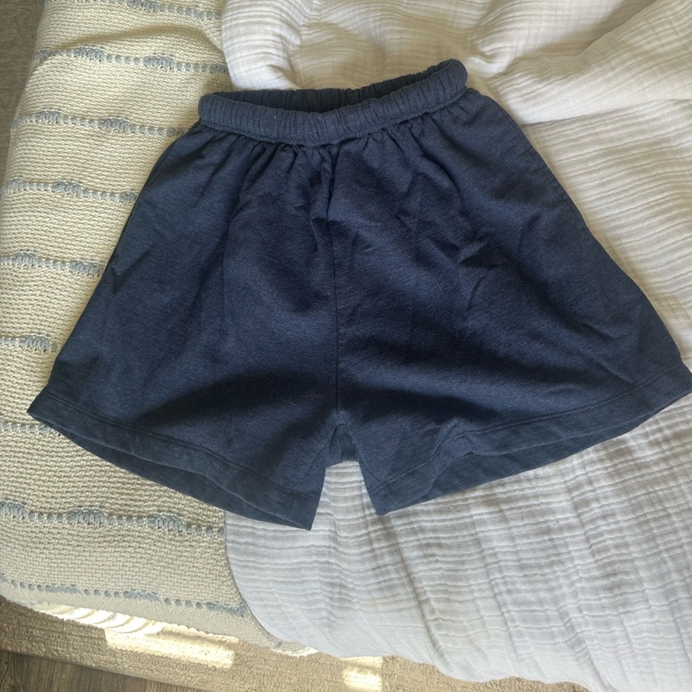 Daily Drills Navy Fleece Sweat shorts
